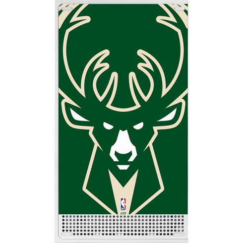 NBA Milwaukee Bucks Large Logo Xbox Series S Console Skin